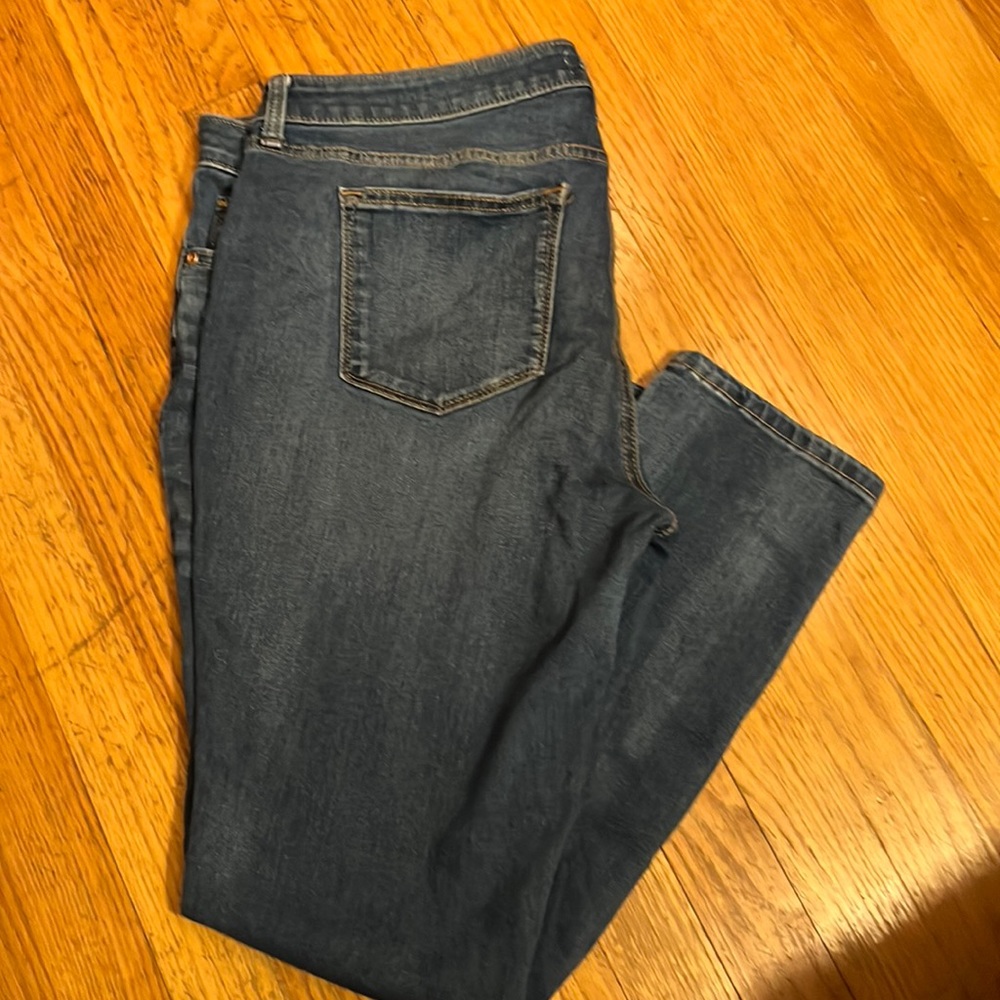Sonoma Medium Rise Skinny Denim Five Pocket Blue Jeans Size 16